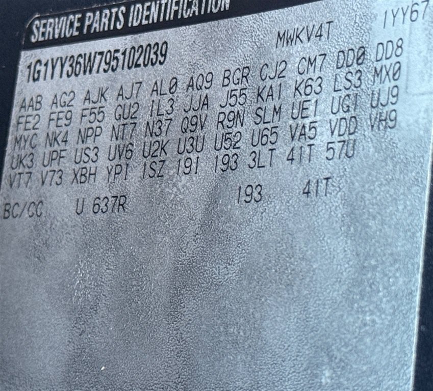 Used 2009 Chevrolet Corvette Convertible w/ Preferred Equipment Group RWD image 49
