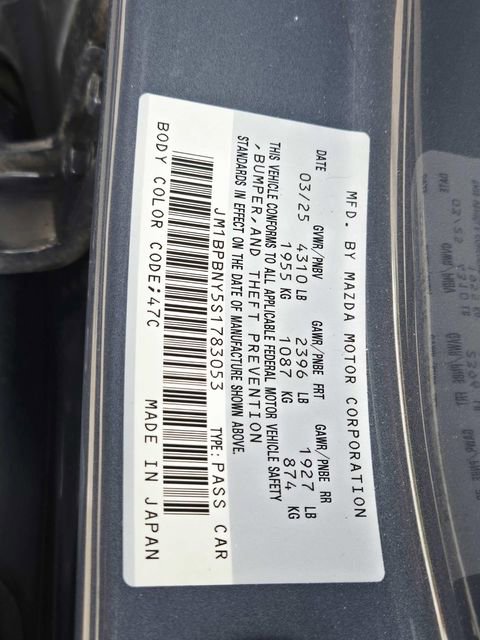 Certified 2025 MAZDA MAZDA3 Hatchback w/Premium Plus Pkg image 36