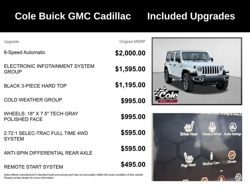 Used 2018 Jeep Wrangler Unlimited Sahara image 3