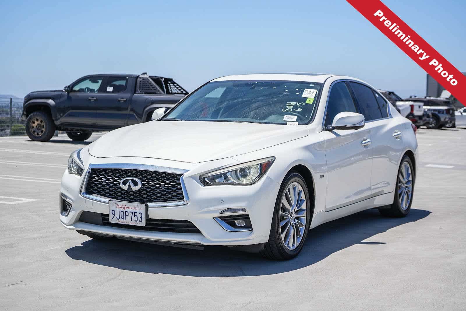 Used 2020 INFINITI Q50 Luxe w/ Essential Package (3.0T Luxe) RWD image 1