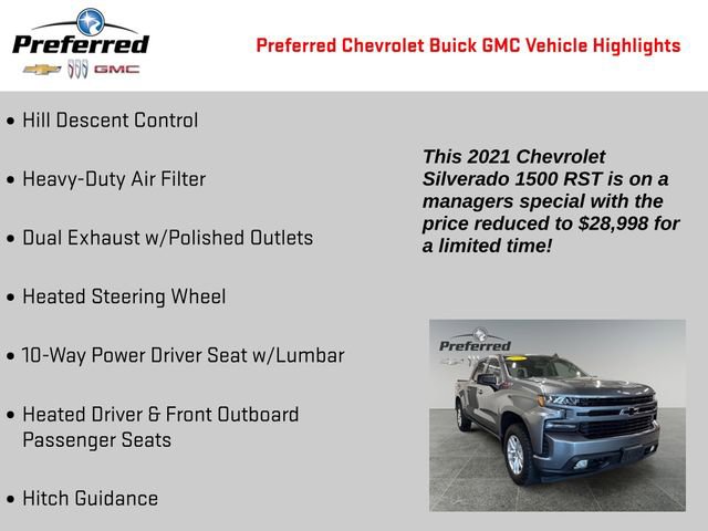 Used 2021 Chevrolet Silverado 1500 RST w/ Z71 Off-Road Package image 6