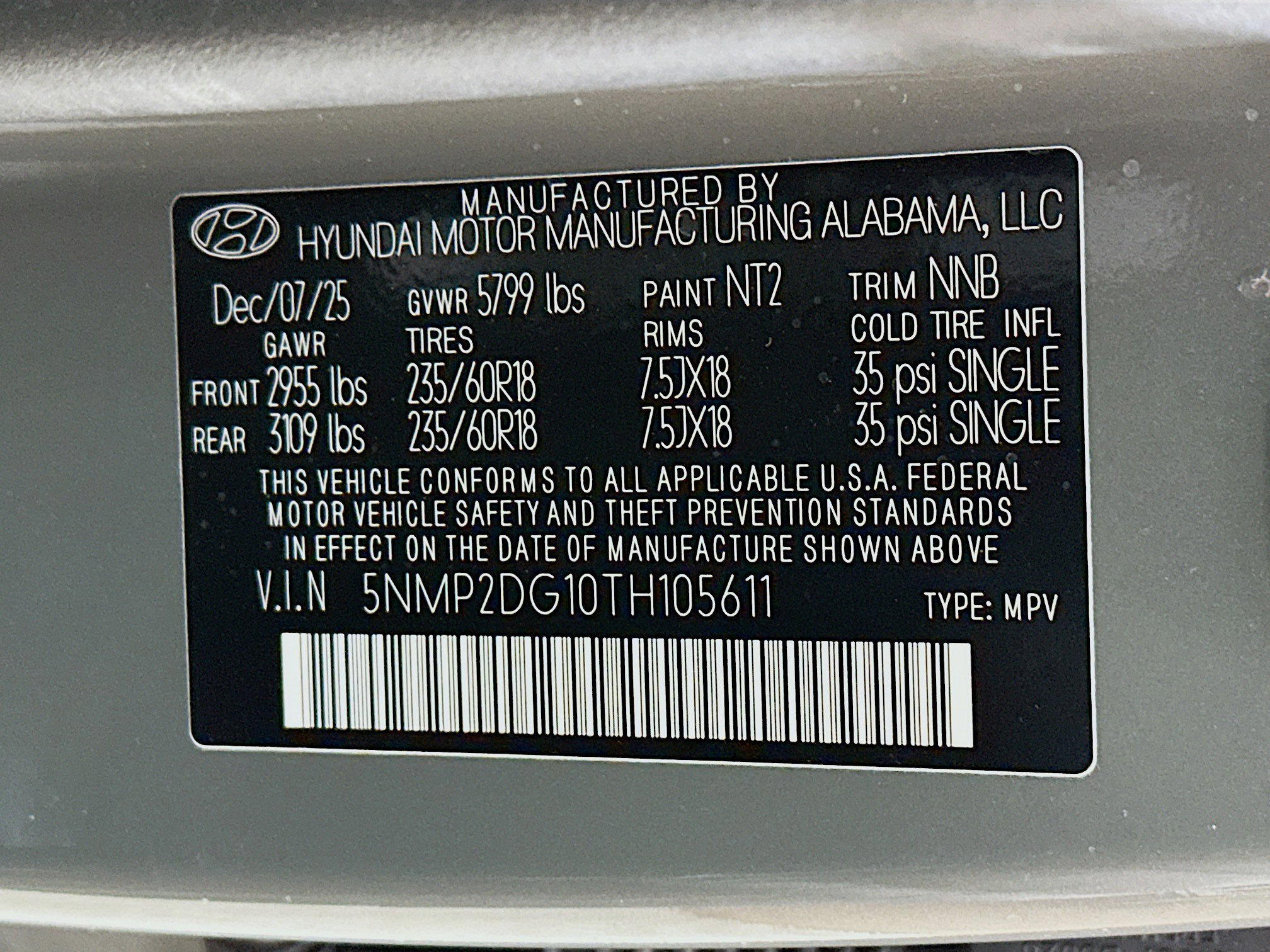 New 2026 Hyundai Santa Fe SEL image 30