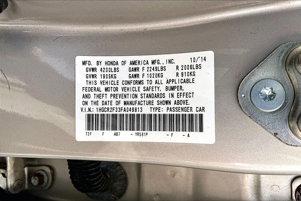 Used 2015 Honda Accord LX image 14