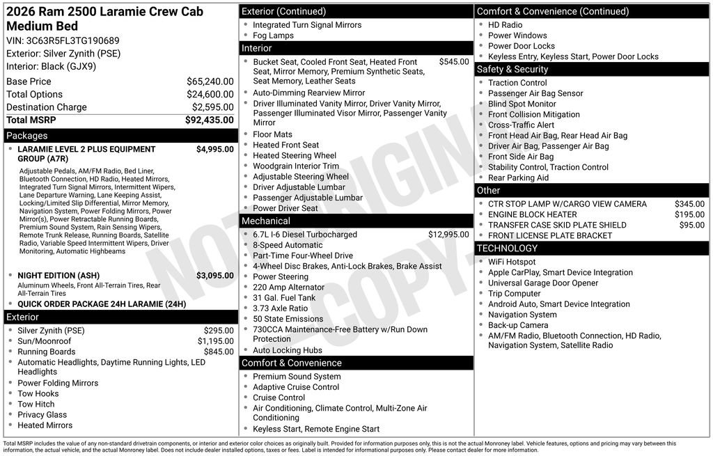 New 2026 RAM 2500 Laramie image 21