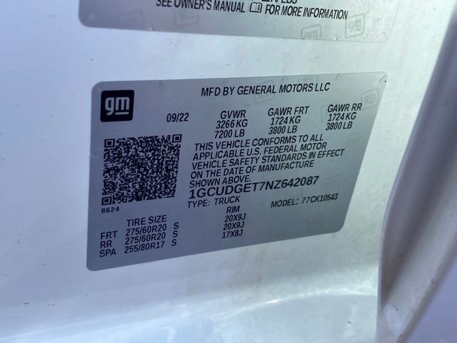 Certified 2022 Chevrolet Silverado 1500 LTZ AWD/4WD image 26