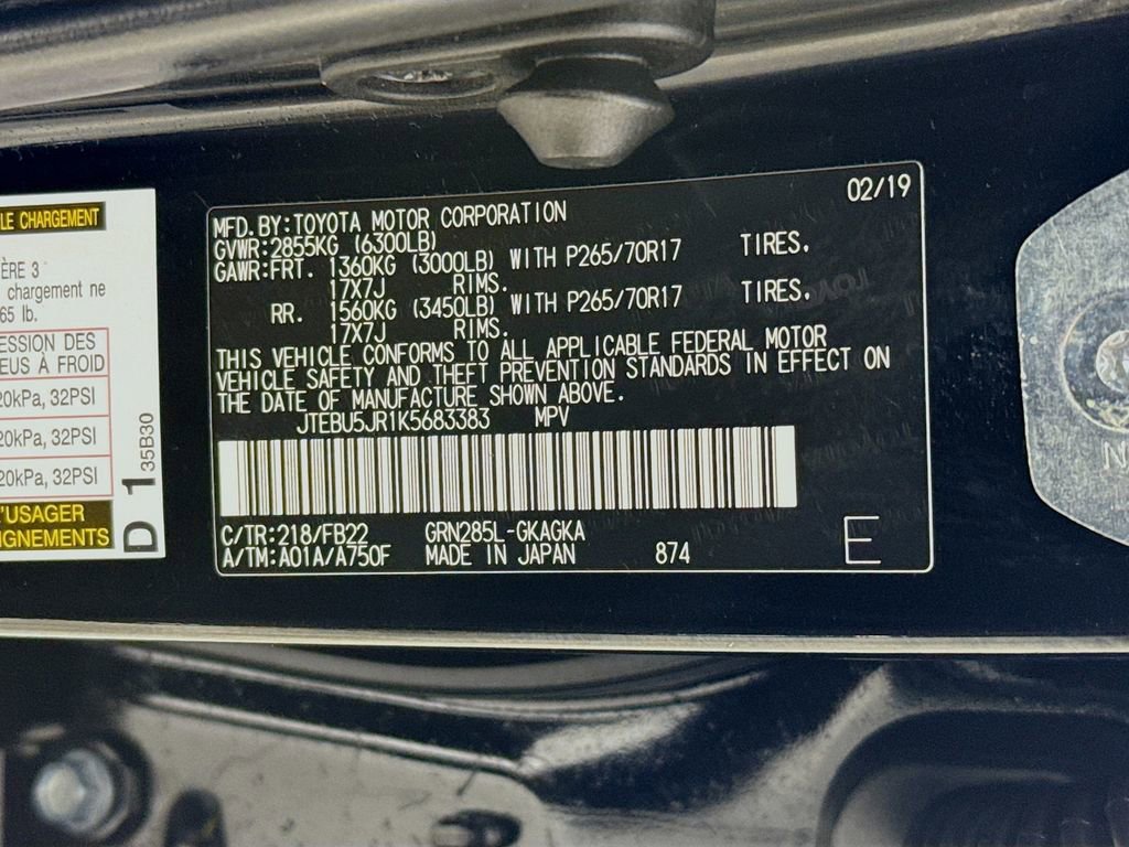 Certified 2019 Toyota 4Runner SR5 image 33