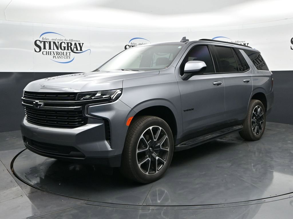 Used 2021 Chevrolet Tahoe RST w/ Rear Media and Nav Package RWD image 3