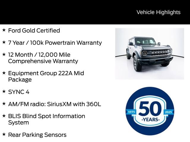 Certified 2025 Ford Bronco Big Bend image 6