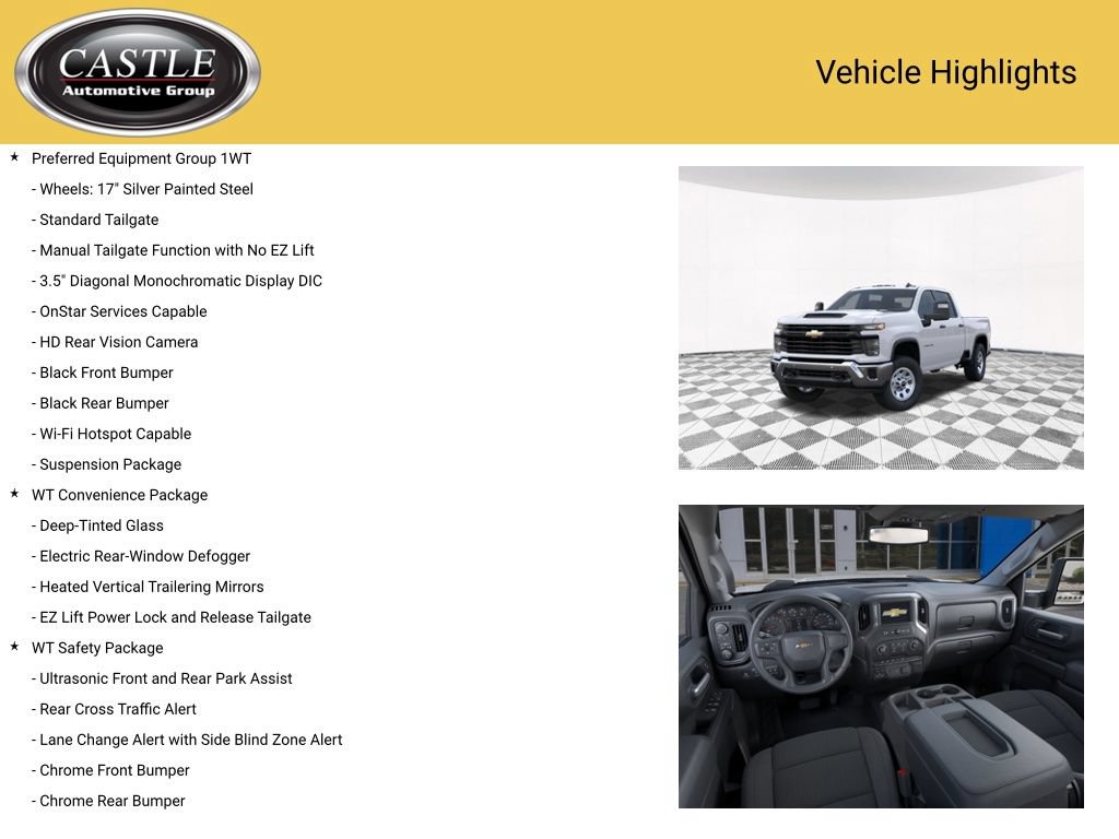 New 2026 Chevrolet Silverado 2500 W/T w/ WT/CX Safety Package AWD/4WD image 8