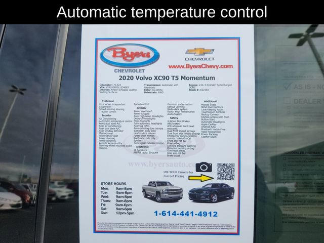 Used 2020 Volvo XC90 T5 Momentum image 11