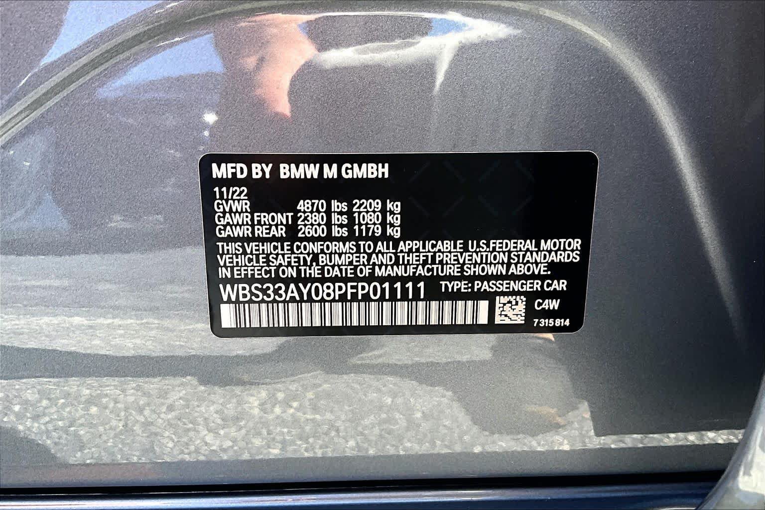 Used 2023 BMW M3 Competition RWD image 32