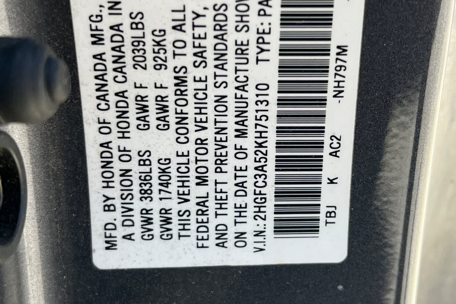 Used 2019 Honda Civic Si image 28