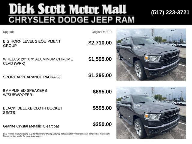 Used 2022 RAM 1500 Big Horn AWD/4WD image 2