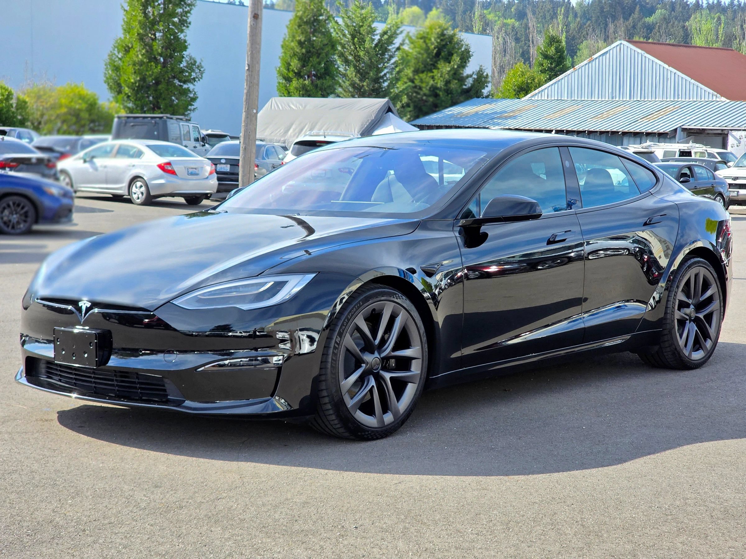 Used 2021 Tesla Model S Plaid AWD/4WD image 3