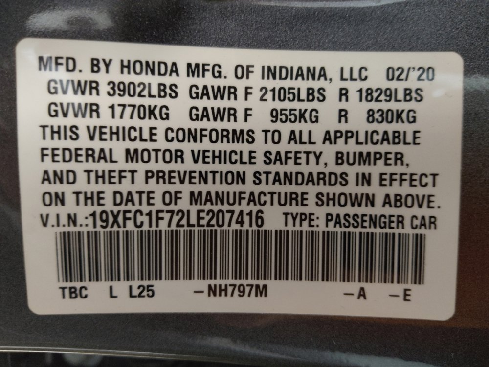 Used 2020 Honda Civic EX-L image 33