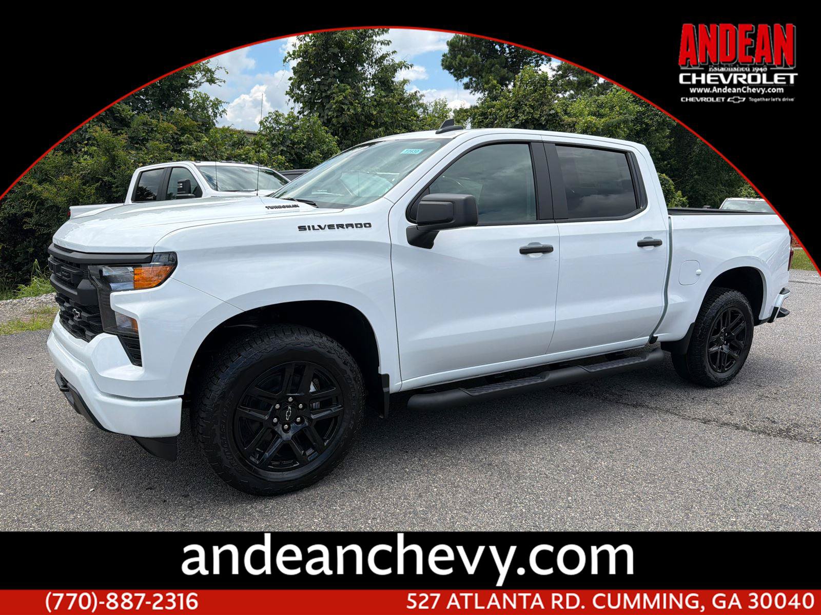 New 2026 Chevrolet Silverado 1500 Custom w/ Turbomax Blackout Package