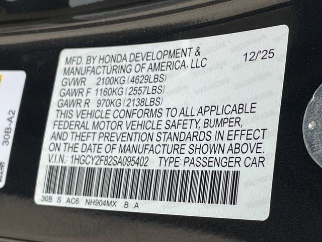 Certified 2025 Honda Accord Touring image 30