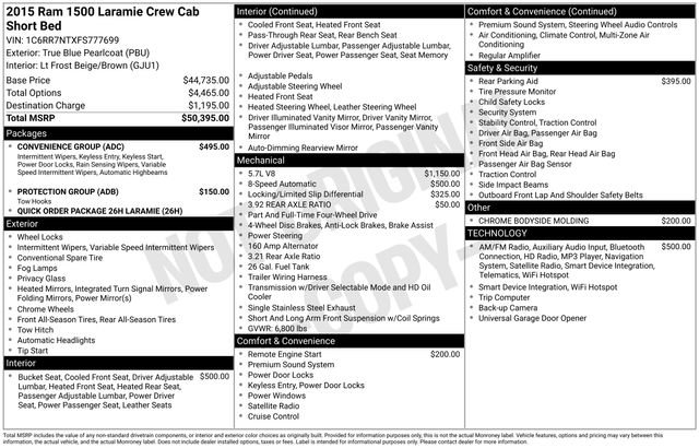 Used 2015 RAM 1500 Laramie w/ Convenience Group image 41