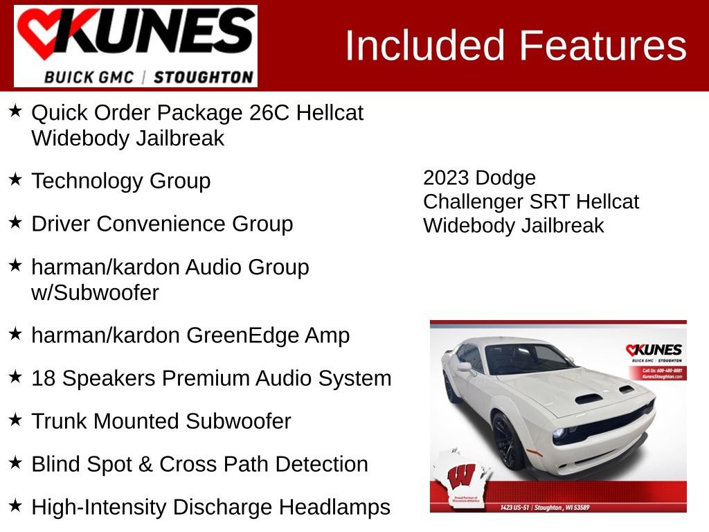 Used 2023 Dodge Challenger SRT Hellcat RWD image 3