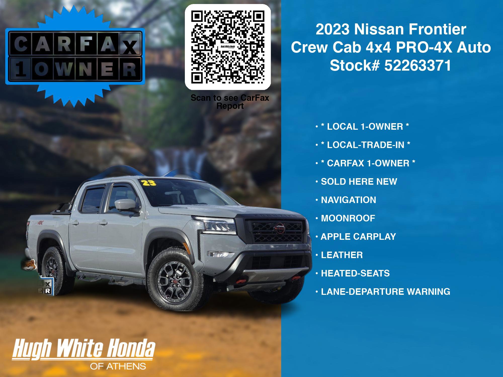 Used 2023 Nissan Frontier PRO-4X w/ Pro-4X Premium Package image 7