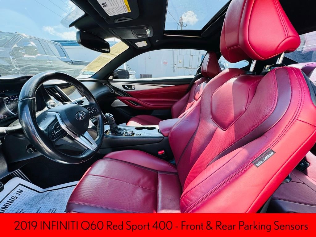Used 2019 INFINITI Q60 Red Sport 400 w/ Proactive Package RWD image 14