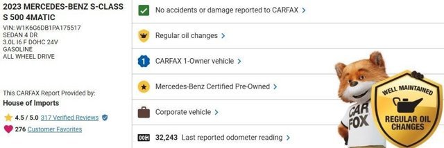 Certified 2023 Mercedes-Benz S 500 4MATIC video 3