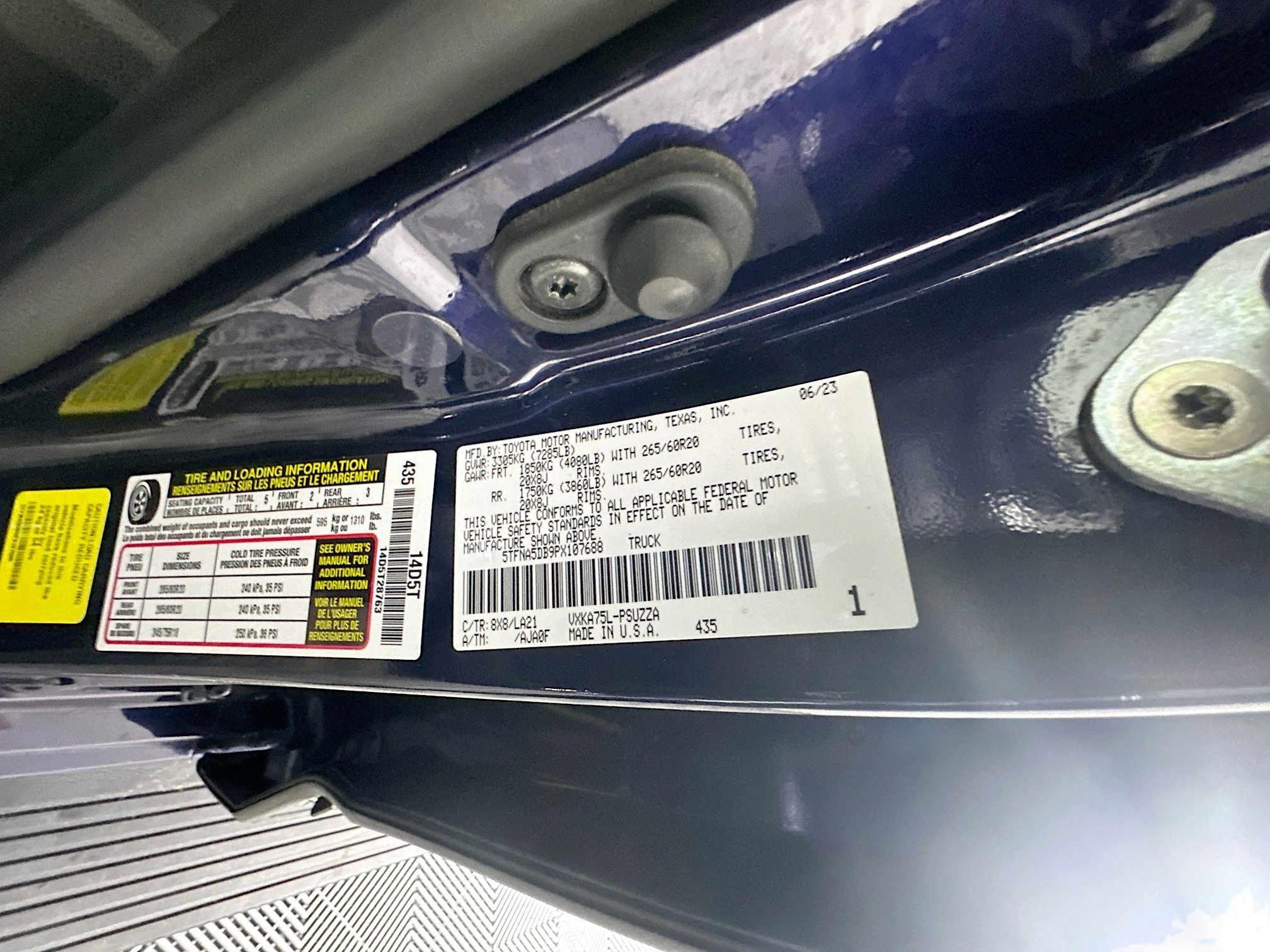 Used 2023 Toyota Tundra Platinum w/ Advanced Package image 12