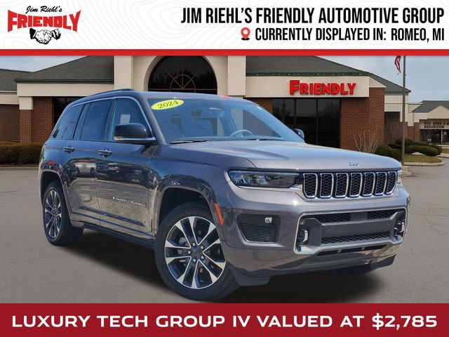 Certified 2024 Jeep Grand Cherokee Overland w/ Luxury Tech Group IV AWD/4WD 360° Tour