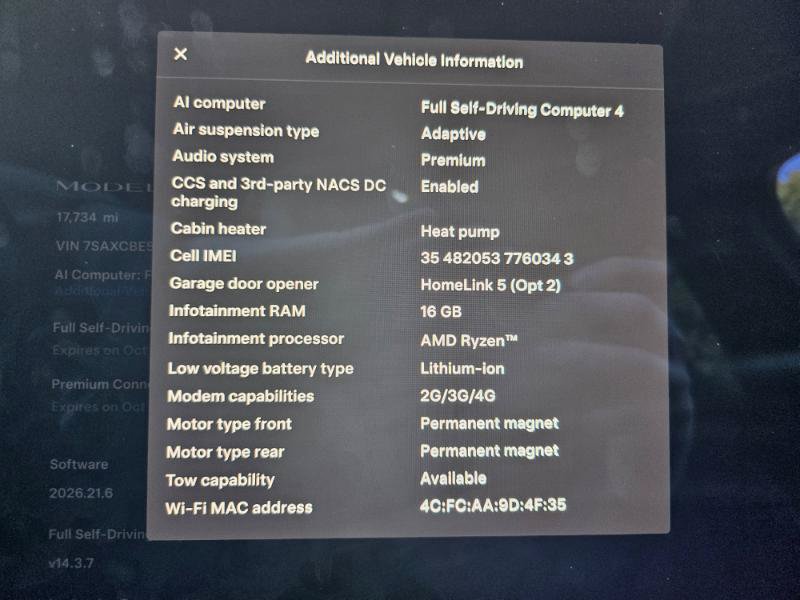 Used 2024 Tesla Model X AWD/4WD image 3