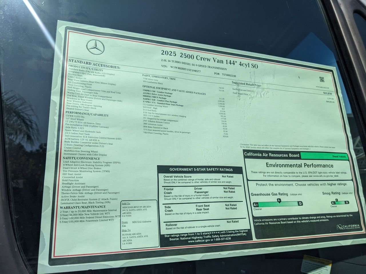 New 2025 Mercedes-Benz Sprinter 2500 image 15