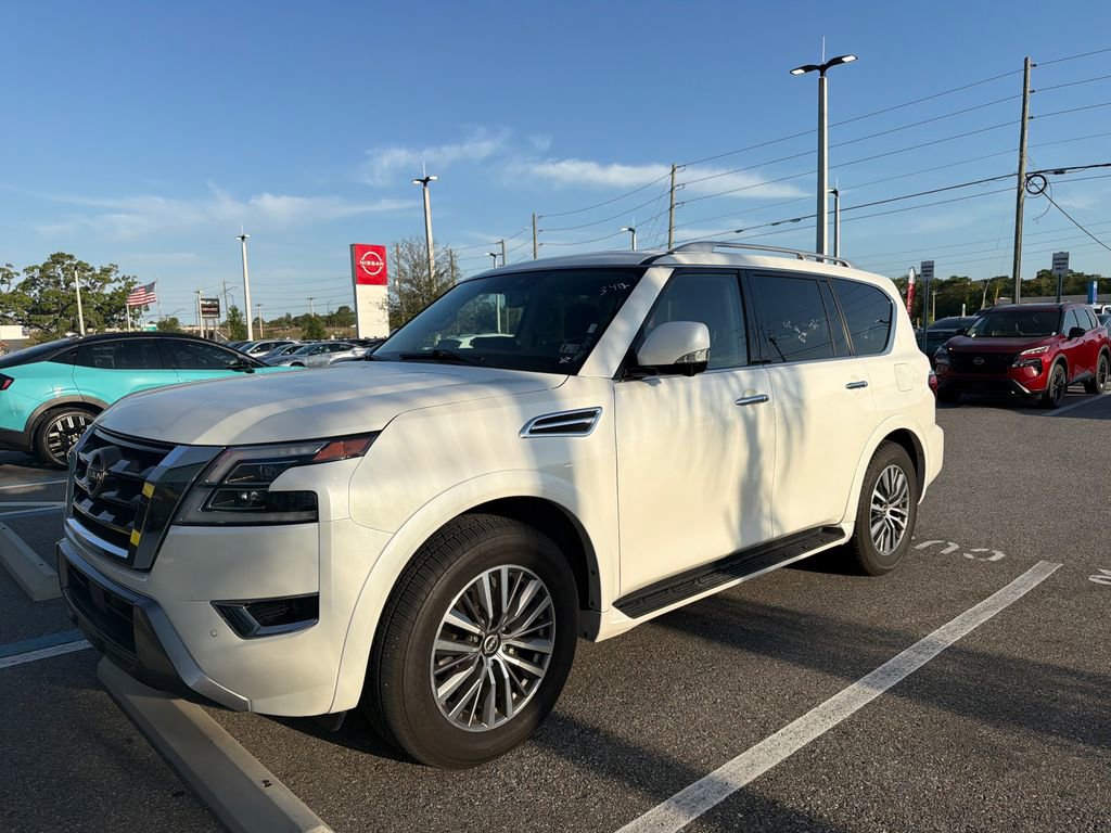 Used 2024 Nissan Armada SL w/ Captain's Chairs Package image 1