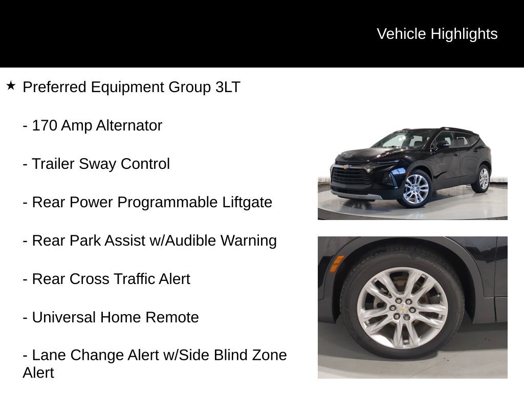 Used 2019 Chevrolet Blazer LT w/ Sun and Wheels Package AWD/4WD image 13