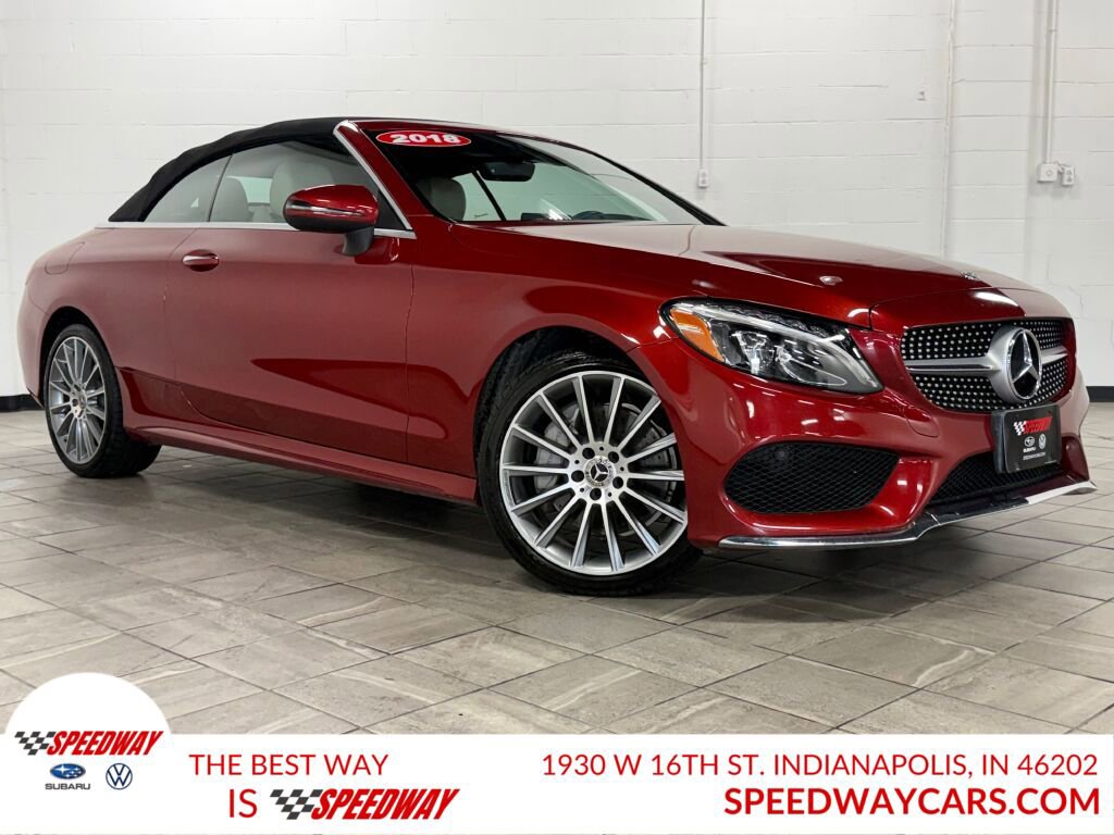 Used 2018 Mercedes-Benz C 300 4MATIC Cabriolet w/ Parking Assist Package