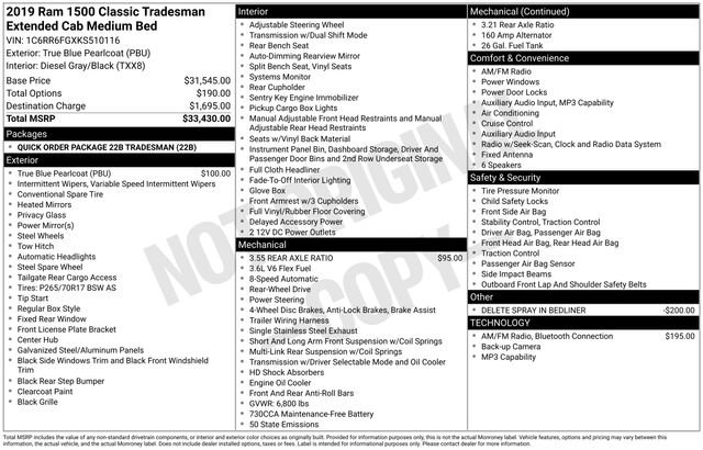 Used 2019 RAM 1500 Tradesman RWD image 5