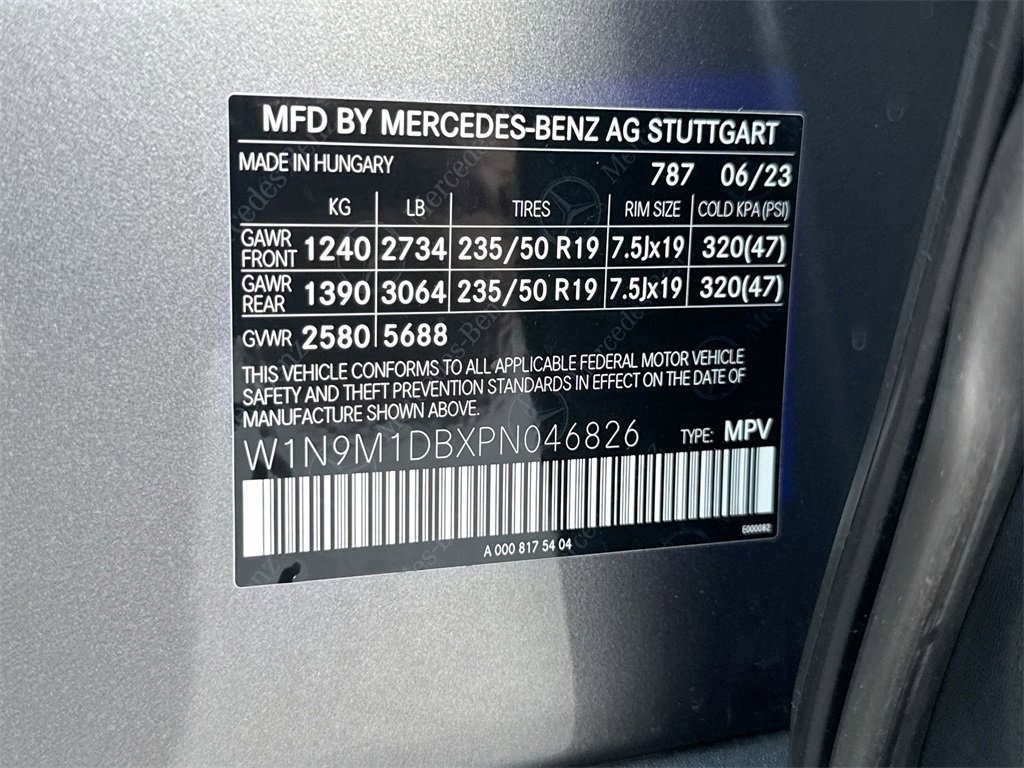 Used 2023 Mercedes-Benz EQB 350 4MATIC SUV w/ AMG Night Package image 27