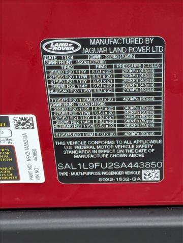 Certified 2025 Land Rover Range Rover Sport Dynamic SE AWD/4WD image 26