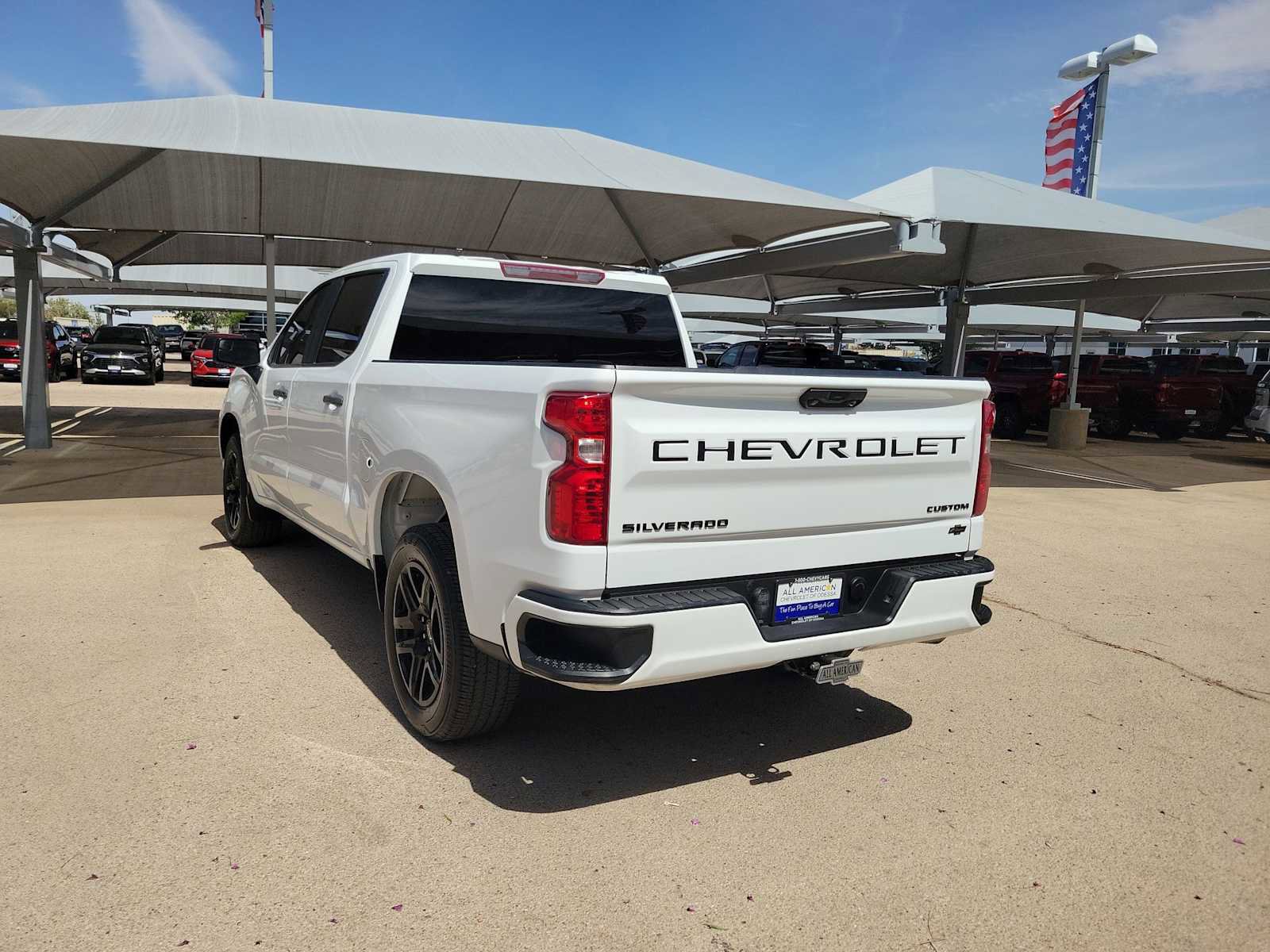 Used 2023 Chevrolet Silverado 1500 Custom w/ LPO, Dark Essentials Package RWD image 6