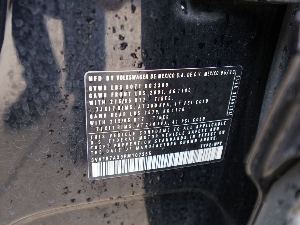 Certified 2023 Volkswagen Tiguan S AWD/4WD image 28