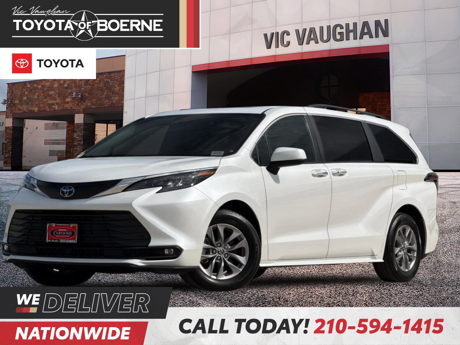 Certified 2025 Toyota Sienna XLE FWD image 1