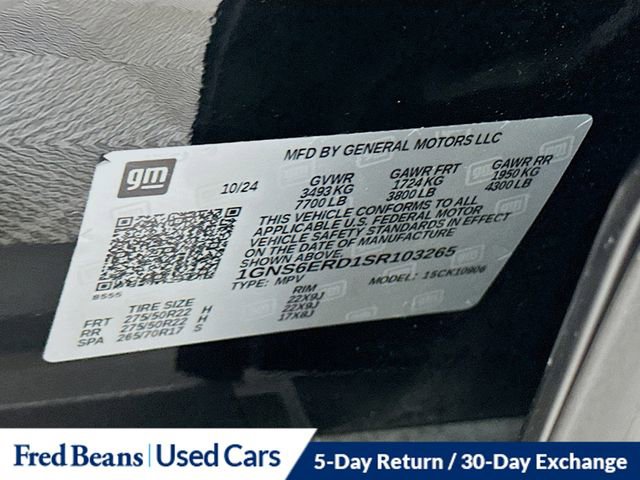 Used 2025 Chevrolet Suburban RST w/ RST Capability Package image 37