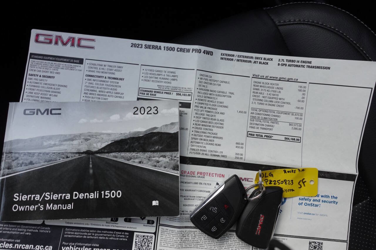 Used 2023 GMC Sierra 1500 Pro w/ Graphite Edition image 34