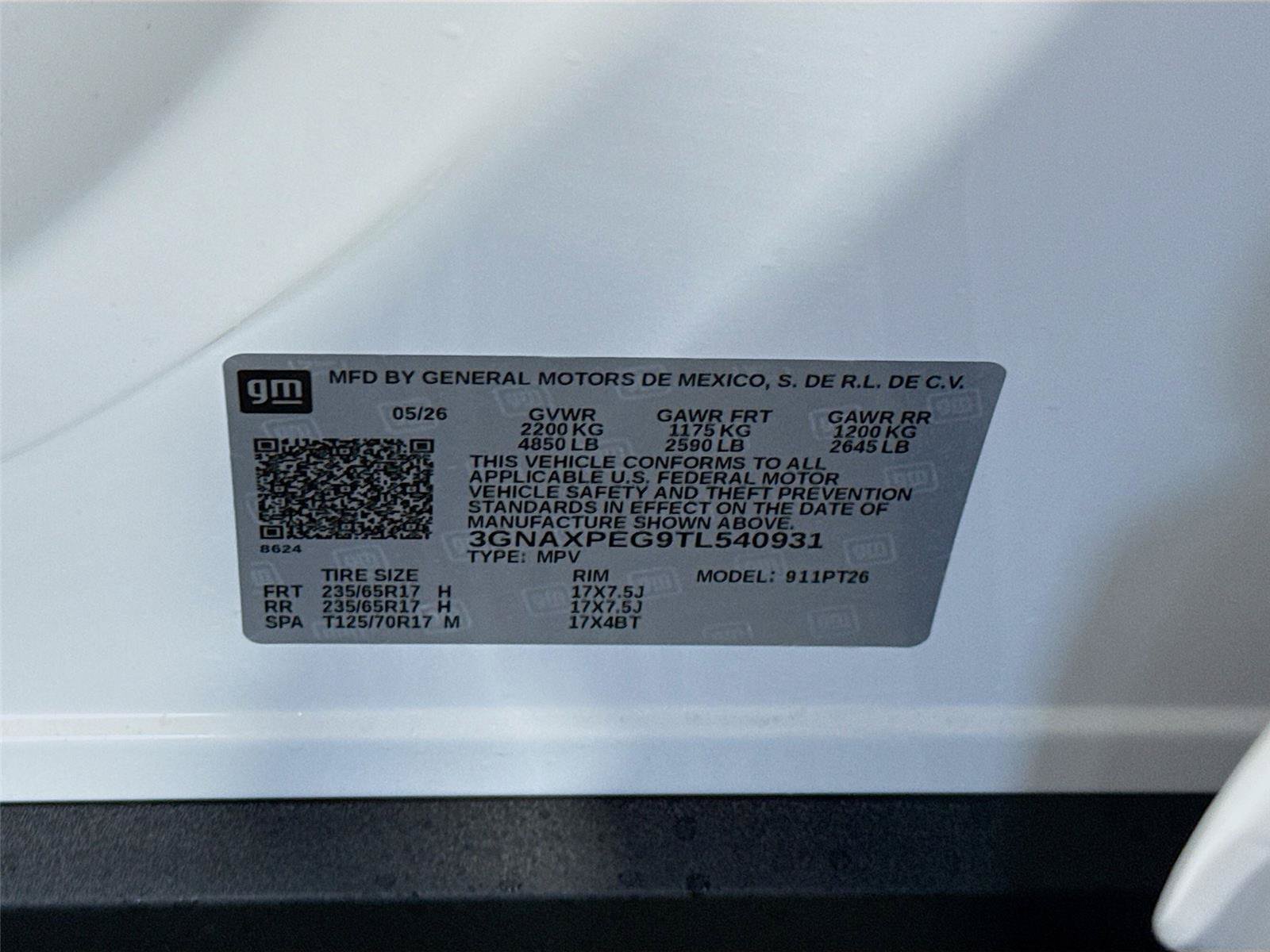 New 2026 Chevrolet Equinox LT AWD/4WD image 24