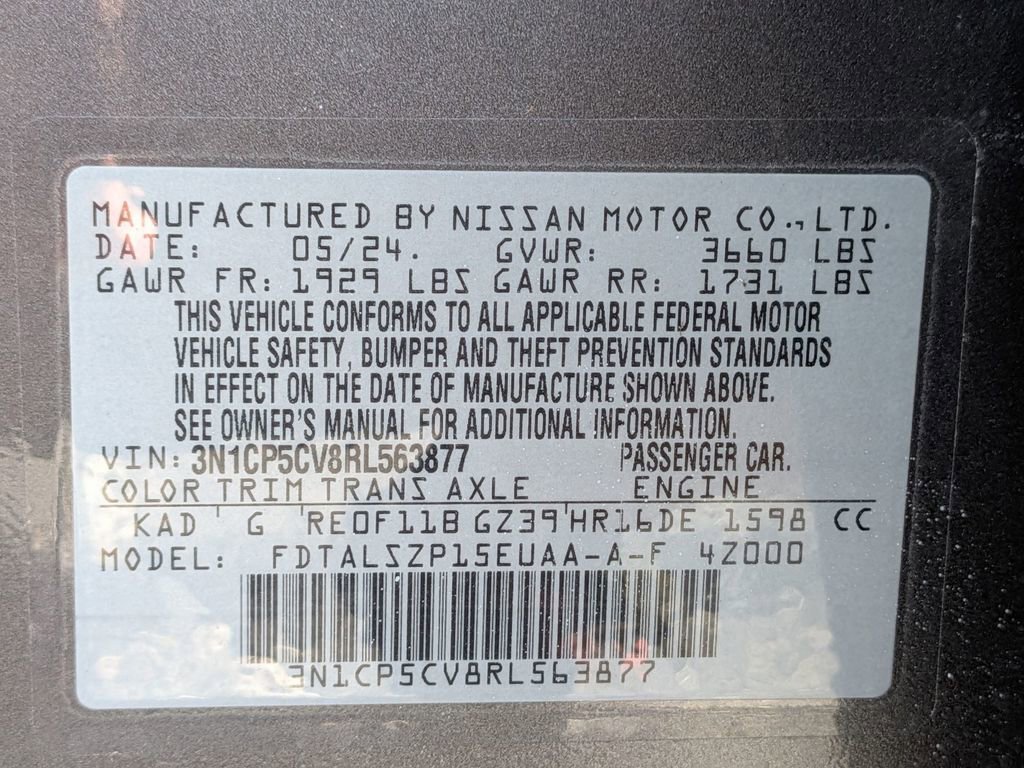 Used 2024 Nissan Kicks SV FWD image 27
