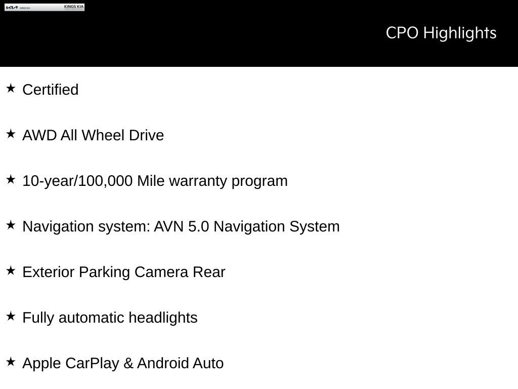 Certified 2025 Kia Carnival