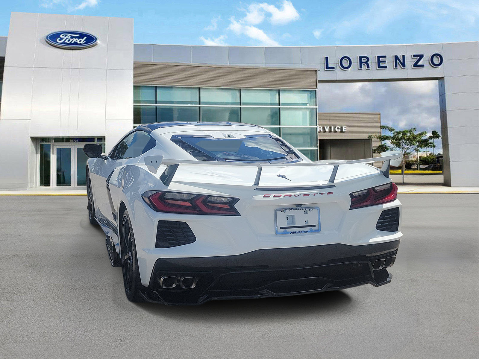 Used 2022 Chevrolet Corvette Stingray Preferred Cpe w/ Z51 Performance Package RWD image 7