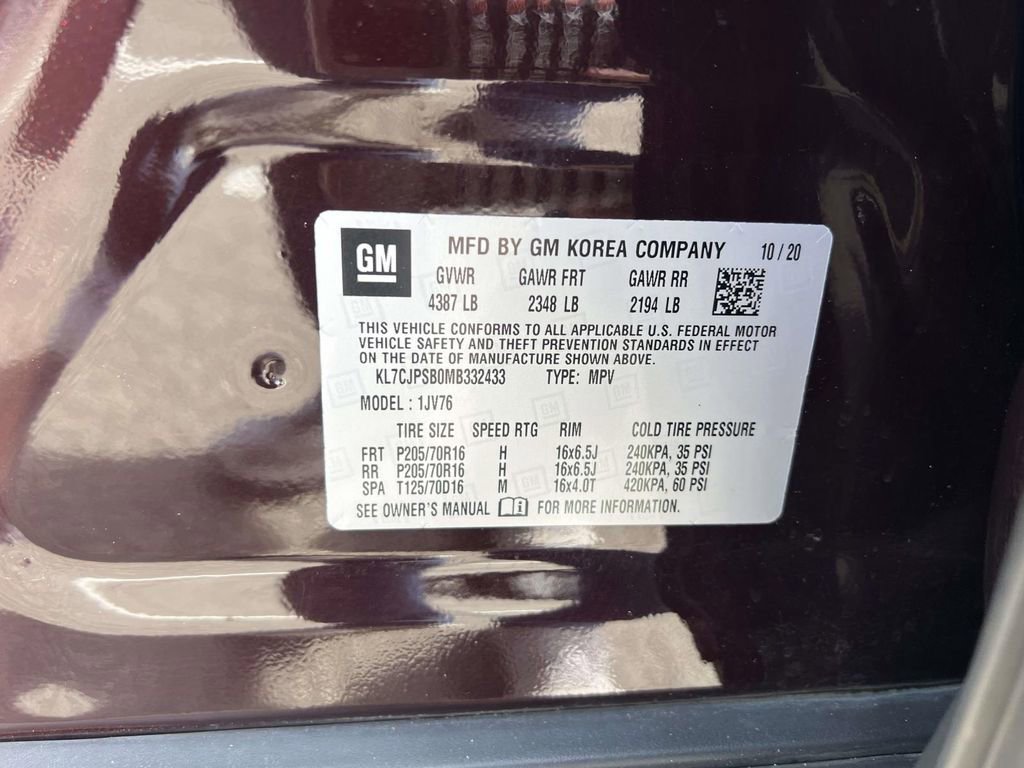 Used 2021 Chevrolet Trax LT w/ LT Convenience Package AWD/4WD image 18