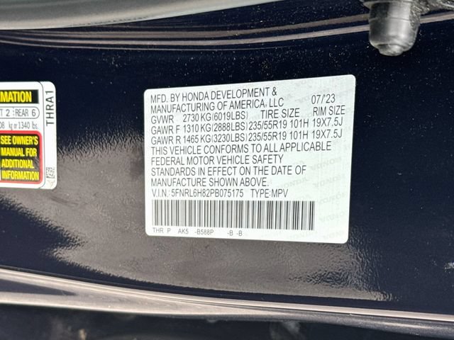 Certified 2023 Honda Odyssey Touring image 40