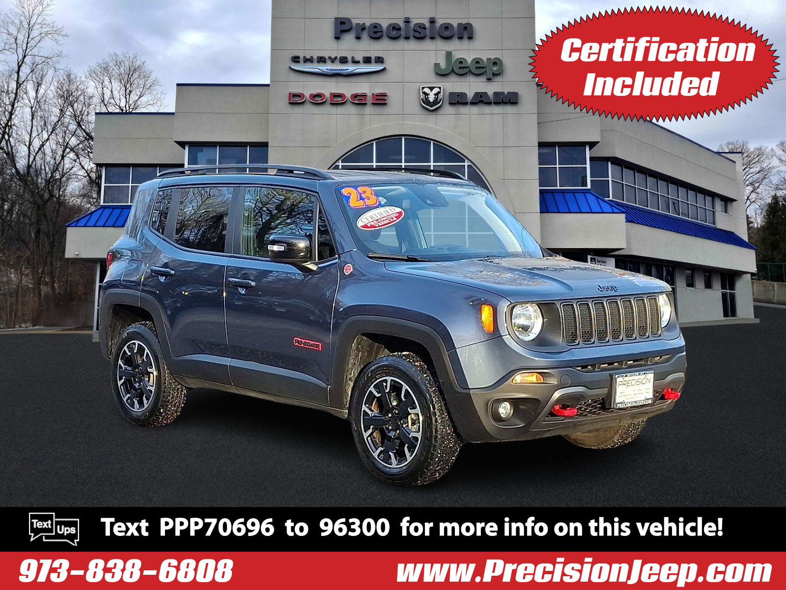 Certified 2023 Jeep Renegade Trailhawk image 1