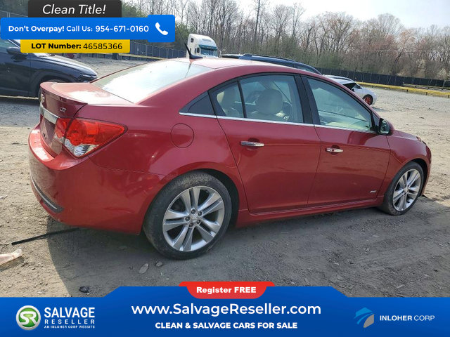 Used 2012 Chevrolet Cruze LTZ w/ RS Package FWD image 4