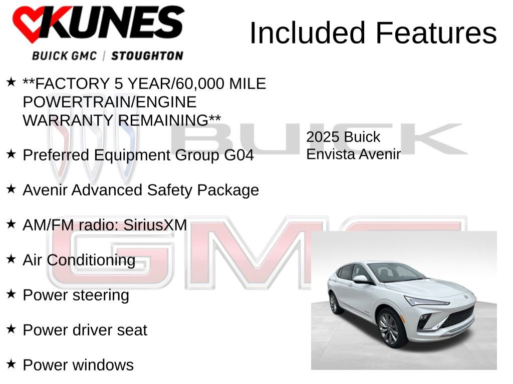 New 2025 Buick Envista Avenir image 3